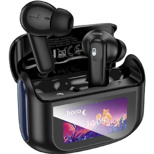 HANDS FREE BLUETOOTH  EQ21 BLACK 1YRS ANC ENC TWS & CHARGING CASE
